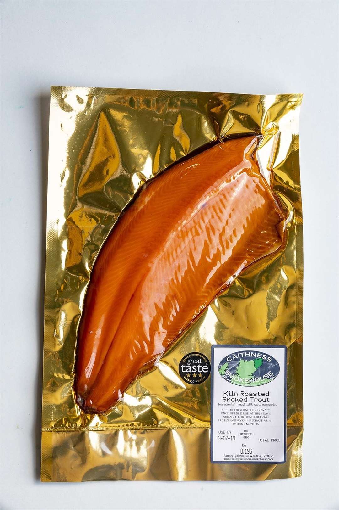 An example of the smoked trout produced by Caithness Smokehouse. Picture: Richard Faulks