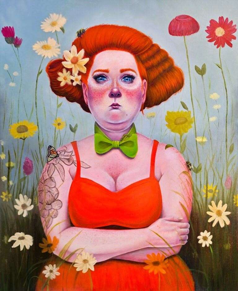 Lady of the Flowers by Leah Davis.