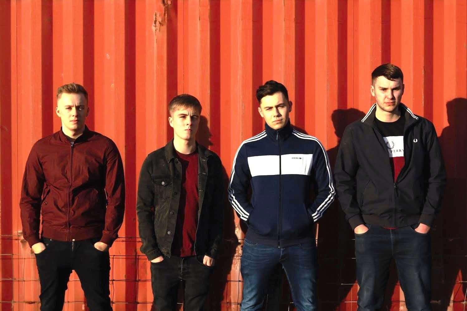 OpenPlan are (from left) drummer Jonathan Mackay, lead guitarist Declan Gunn, lead vocals and rhythm guitarist Adam Wares and James Anderson on bass and backing vocals.