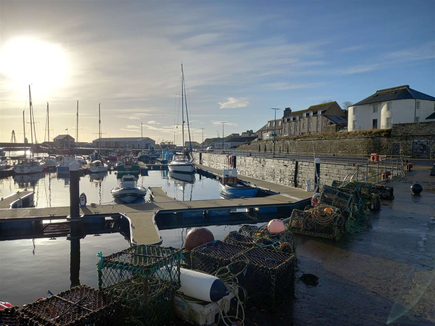 Matthew Towe sent this shot from his morning walk round Wick in the lovely spring sunshine.