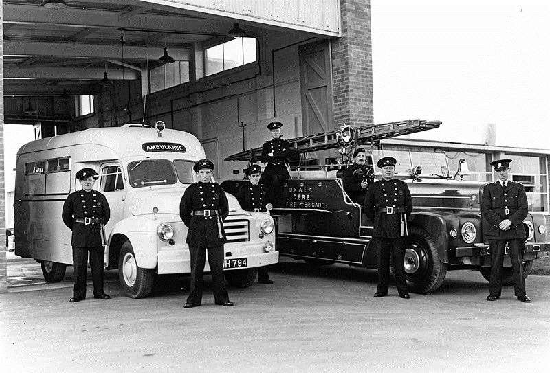 Members of the Dounreay ambulance and fire crews in 1959. Picture: Dounreay Site Restoration Ltd and NDA