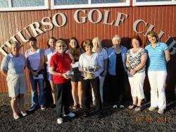 The prizes are presented following the Thurso Ladies’ Open.
