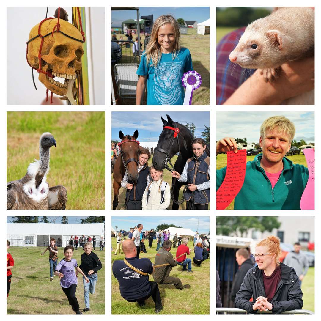 Thrumster Game Fair collage. Pictures: DGS