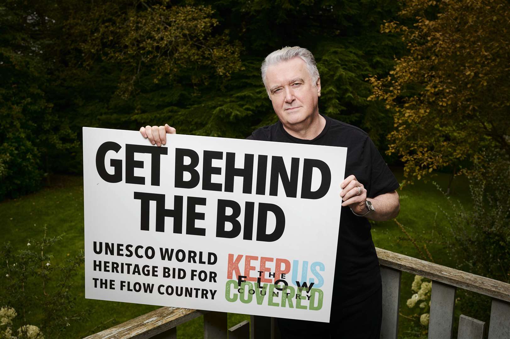 MP John Nicolson supports the Unesco World Heritage nomination for the Flow Country.  Photo: Malcolm Cochrane Photography