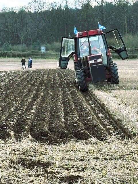 James ploughing in the competition on the final day. Picture supplied