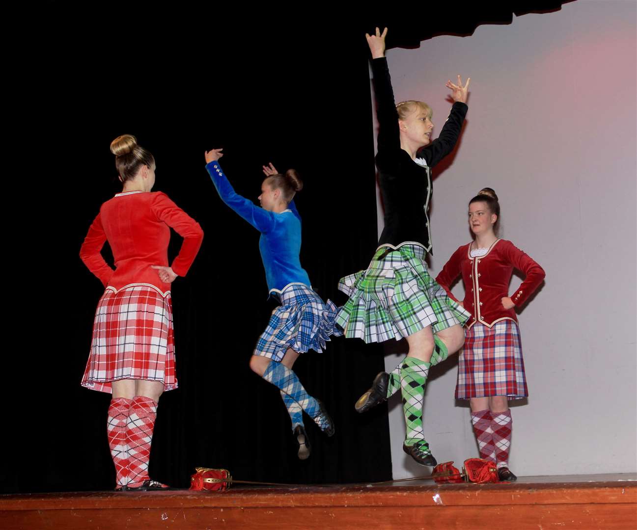 Members of the Elise Lyall School of Dance putting on a display in the Assembly Rooms on Saturday. Picture: Alan Hendry