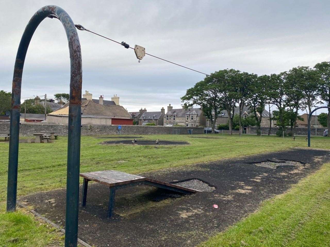 Bignold play park in Wick is among many in need of repair.