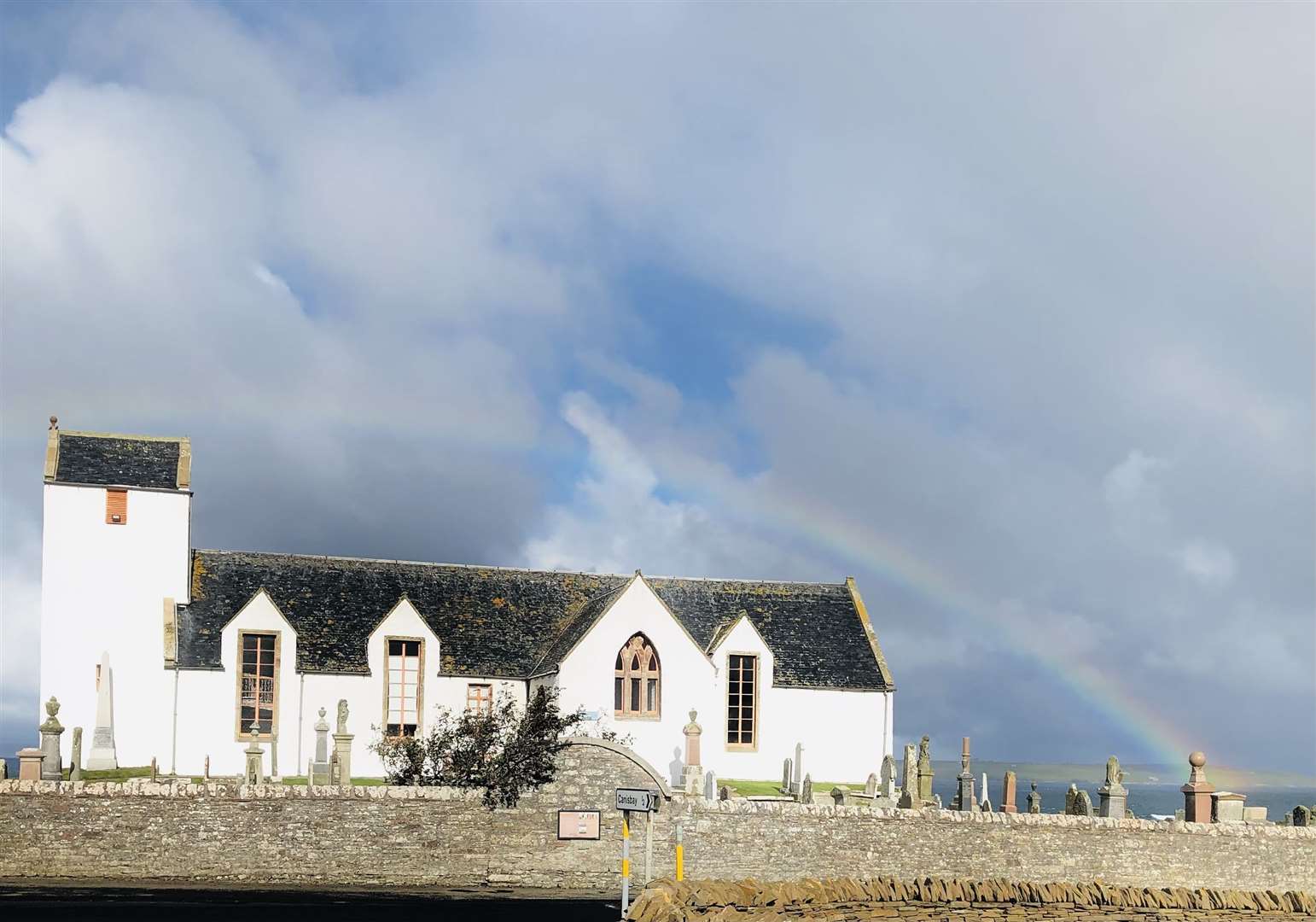 The pets thanksgiving service was held in Canisbay Church. Photo Lyall Rennie