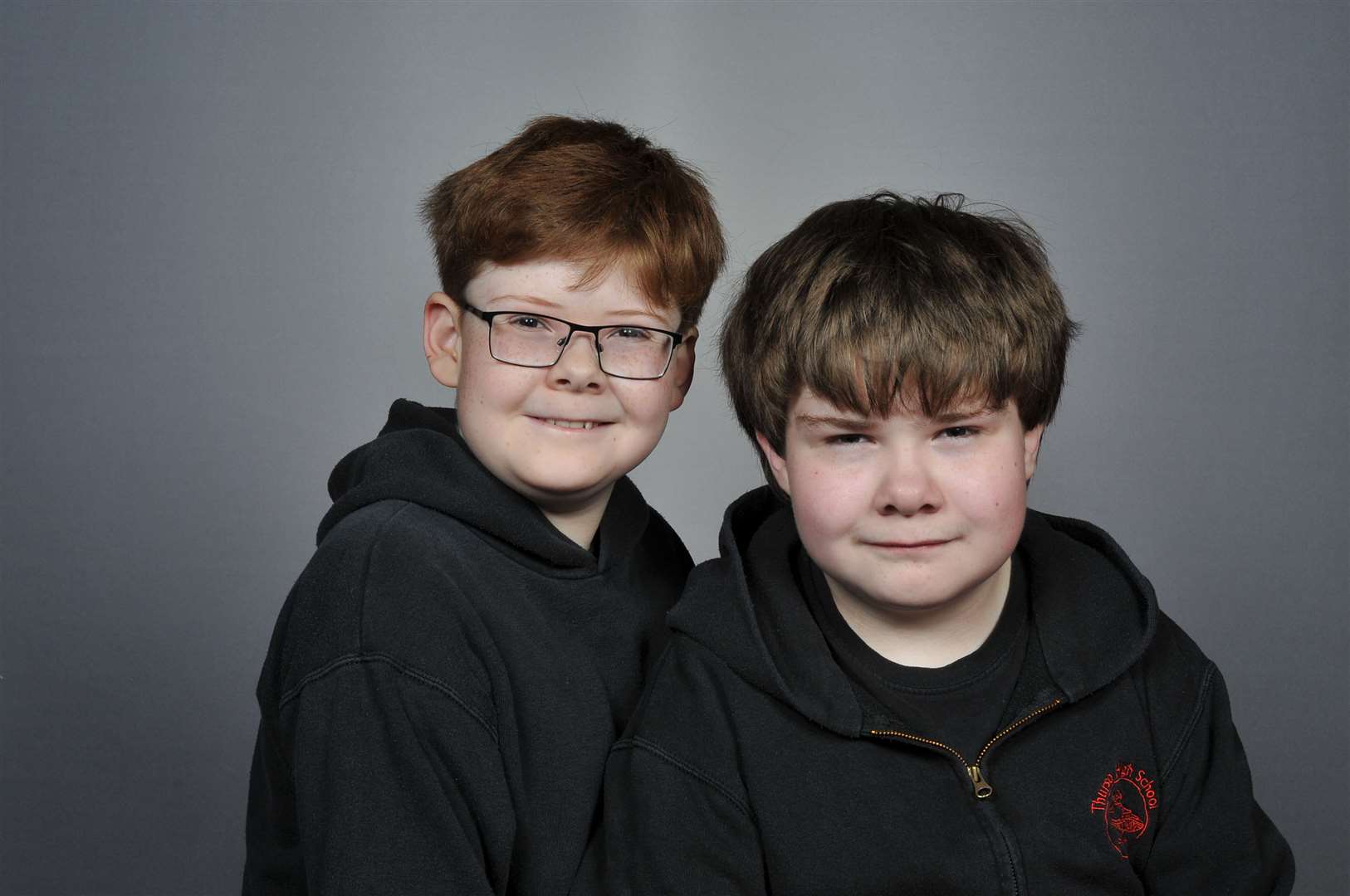 Arran (left) and his brother Euan. Picture supplied by family