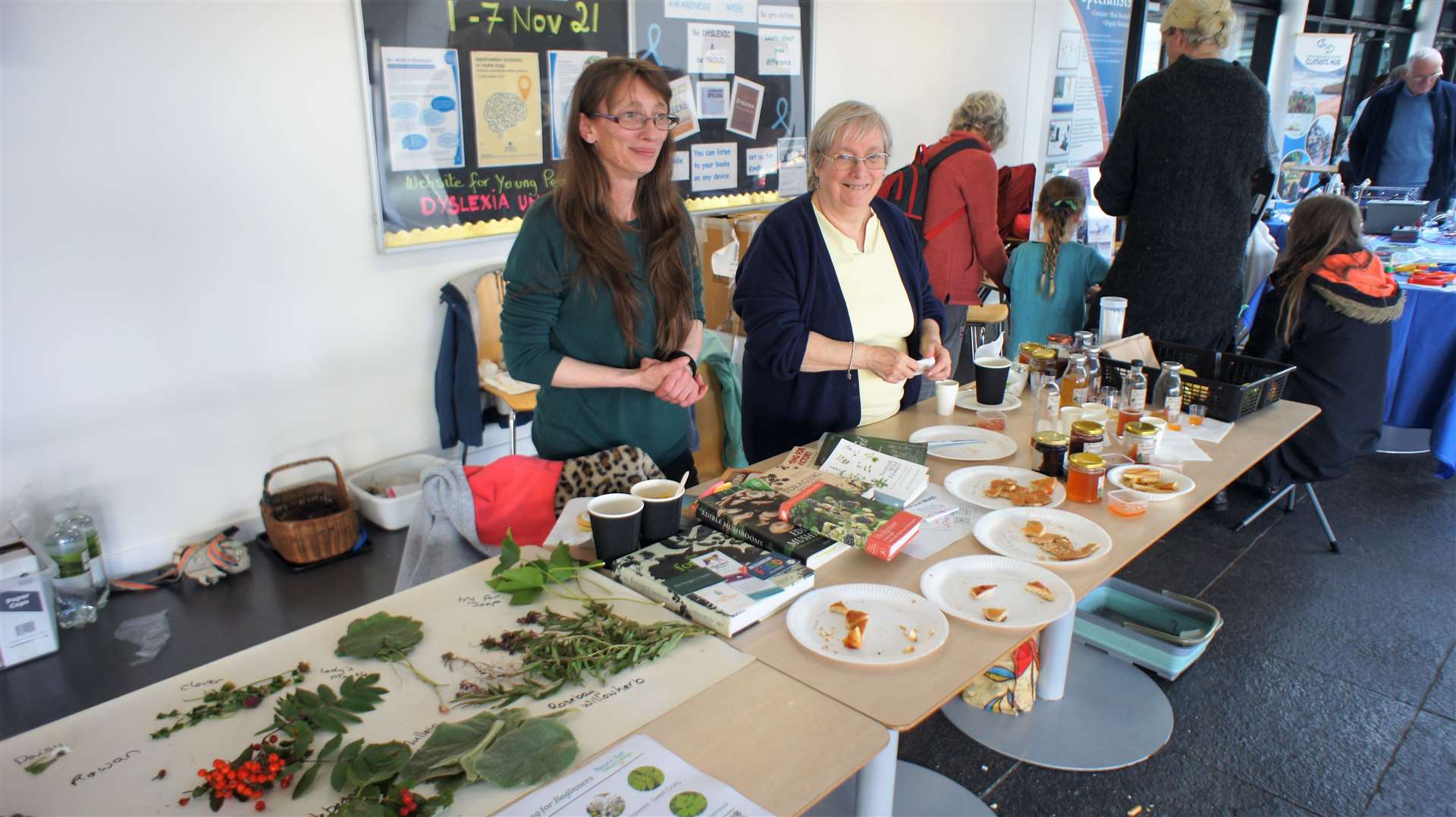 Locally sourced foodstuffs are displayed by this Thurso-based foraging group called Nature's Path Natural Ways. Picture: DGS