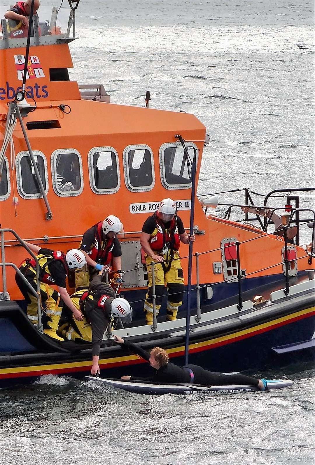 The woman had been carried far out from the beach at Reiss. Picture: FV Reaper