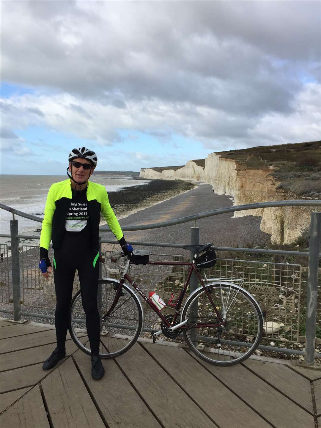Steve Johnson is using a 35-year-old Raleigh Classic Tourer to ride the 1600 miles from Sussex to the Samaritans most northerly branch in Lerwick.