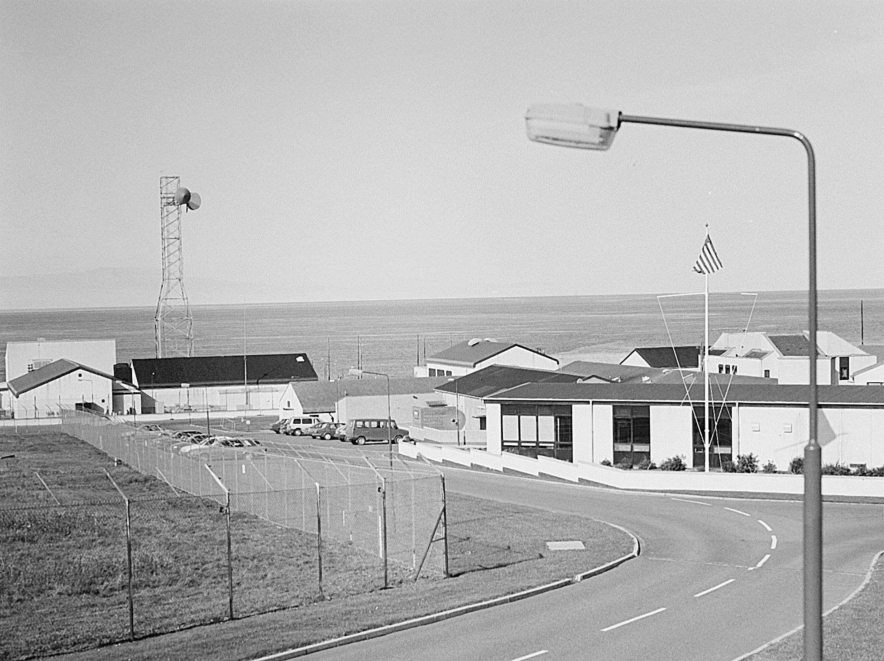 The Forss base at the time when US Navy personnel were stationed there.