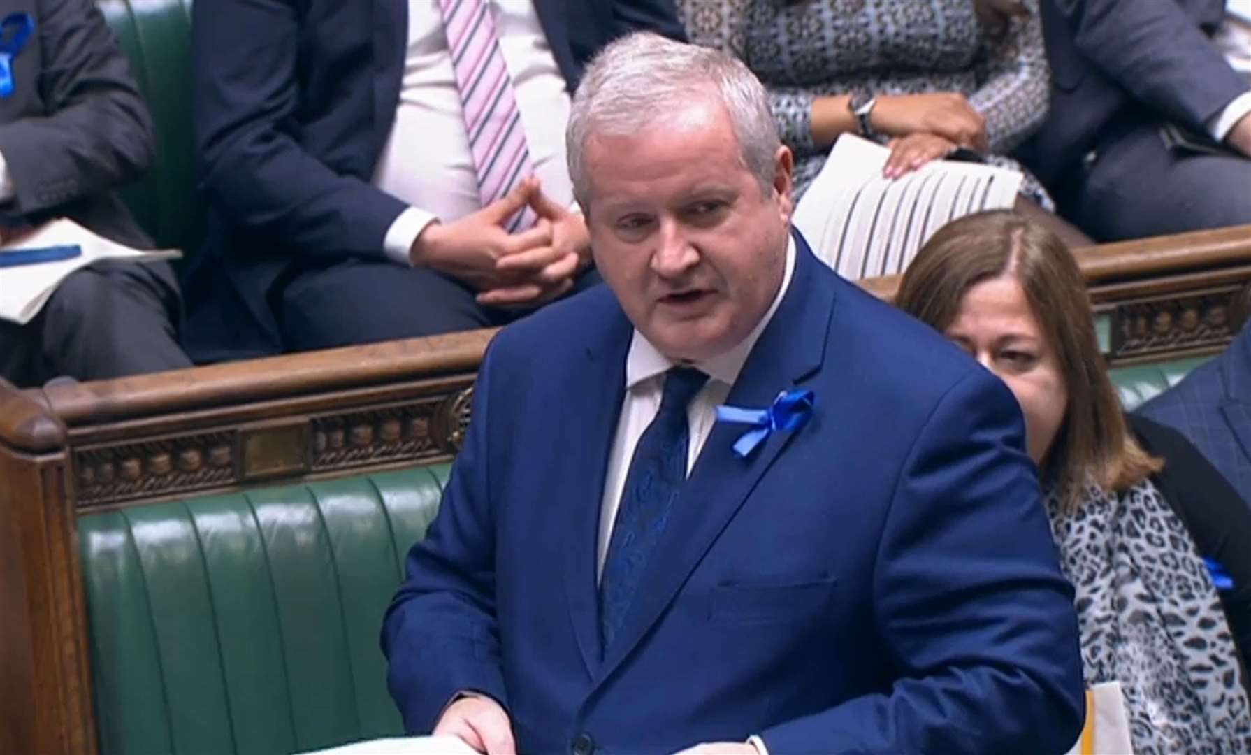 Ian Blackford was heard on the recording calling for other party MPs to support Mr Brady (PA)