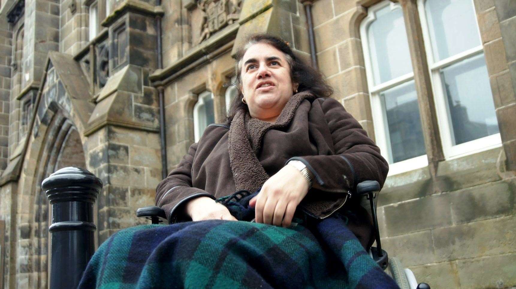 Louise Smith has been campaigning for disability rights for many years. Picture: DGS