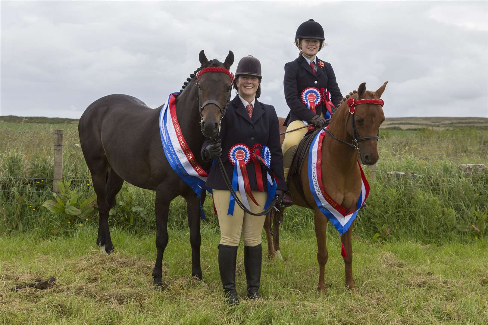 The horse supreme championship and reserve was a family affair with 10-year-old Leoni Kennedy, Halkirk, taking the top award with her ridden champion, while her new pony, shown by her mother Lisa, was in-hand champion and reserve supreme. The supreme champion was Popalbee Minnie Mouse, a 14-year-old part bred Welsh mare, while the reserve was Shanrye Finlay, a five-year-old part-bred Arab gelding. Picture: Robert MacDonald / Northern Studios