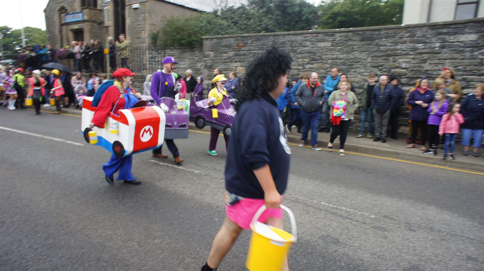 Procession of floats and fancy dress for Wick Gala Week 2022. Picture: DGS