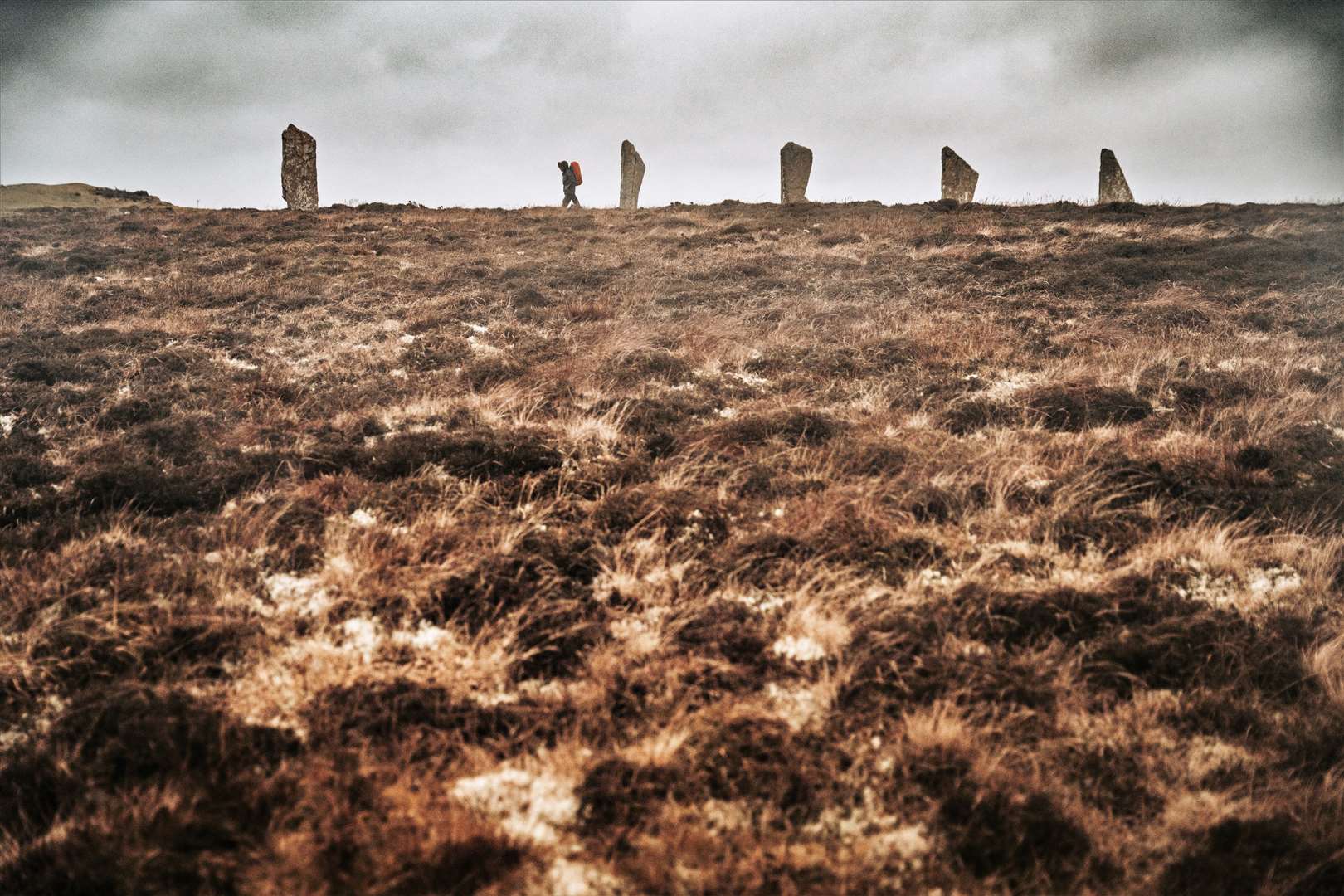 Walking at the Ring of Brodgar, Orkney Islands. Picture: Katie Taylor