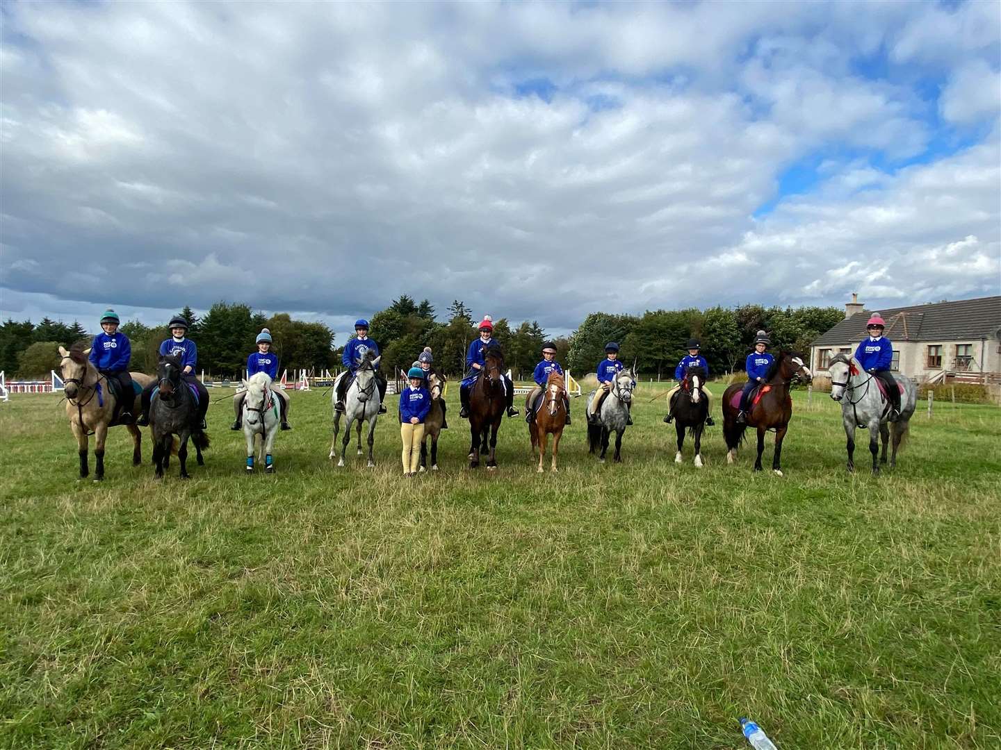 Members of the Caithness Branch of the Pony Club smartly turned out for the gymkhana.