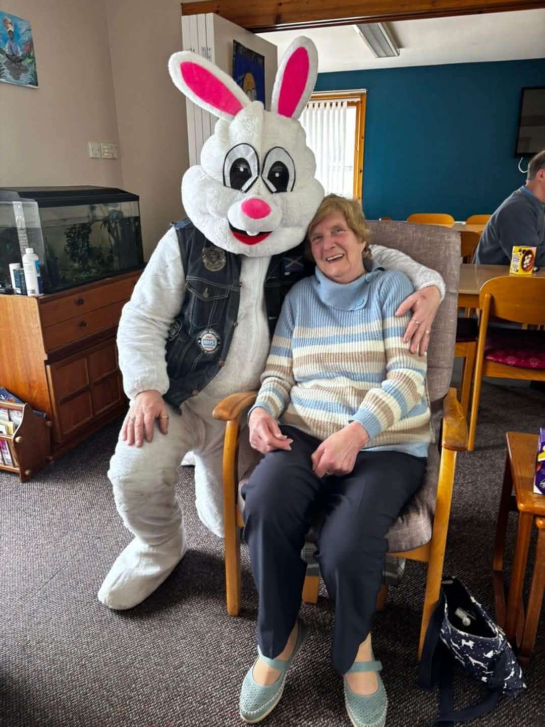 Chocolate eggs were delivered to care homes in Wick.
