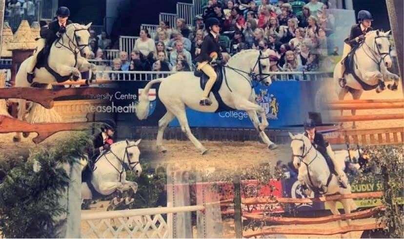 Jess Calder and Coco Bongo at HOYS 2021.