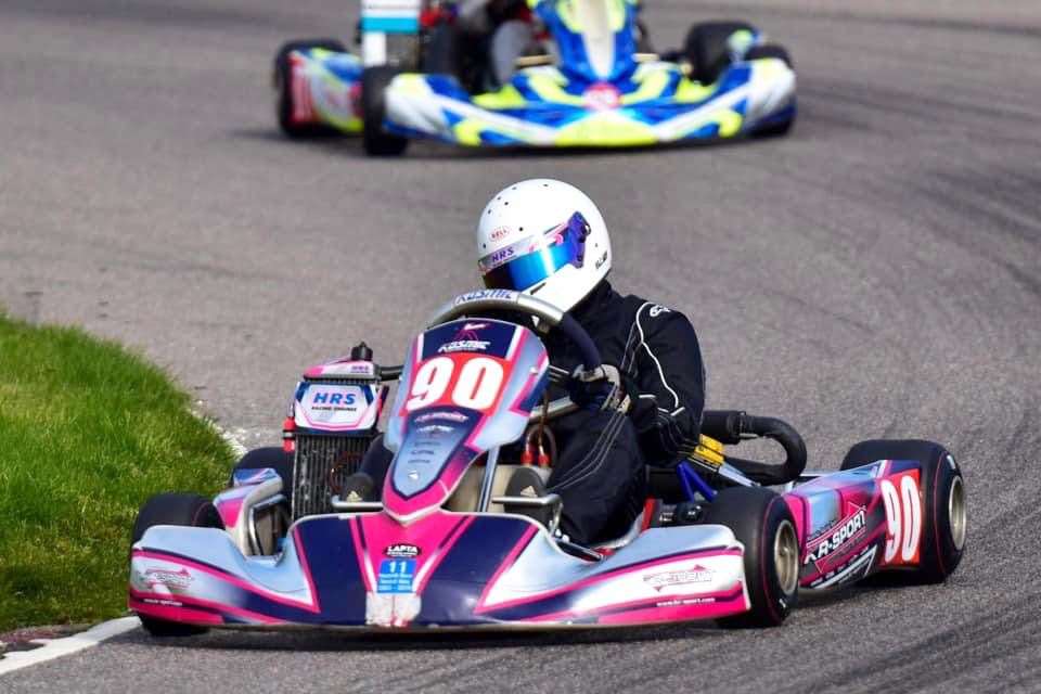 Jack Ryan was the only NSKC driver competing in the Junior Max section.