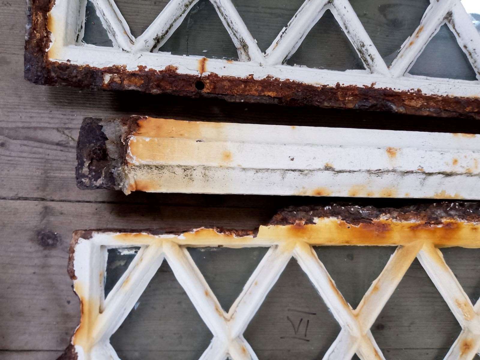 Corrosion has to be removed back to bare metal before repairs are undertaken.