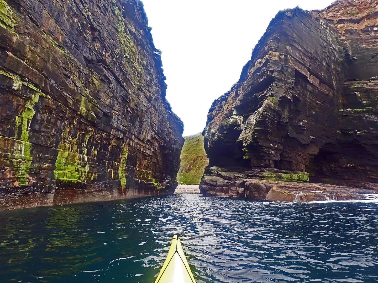 Into the puffin beach.