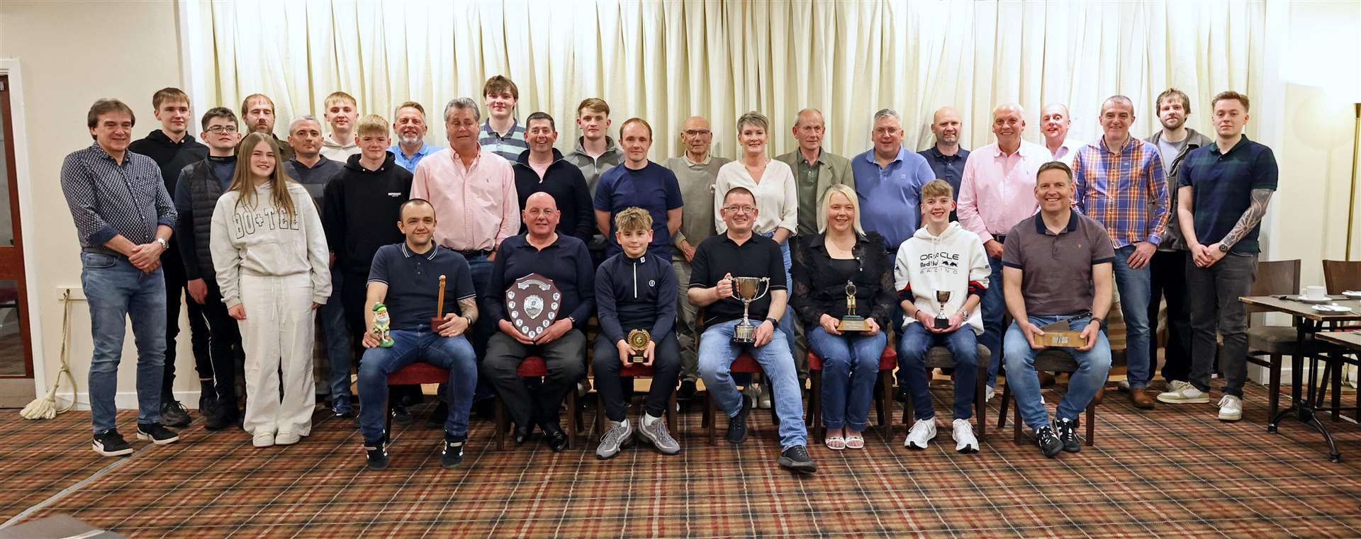 All the competitors in the annual Mackays’ Golf Challenge, now in its 21st year. Picture: James Gunn
