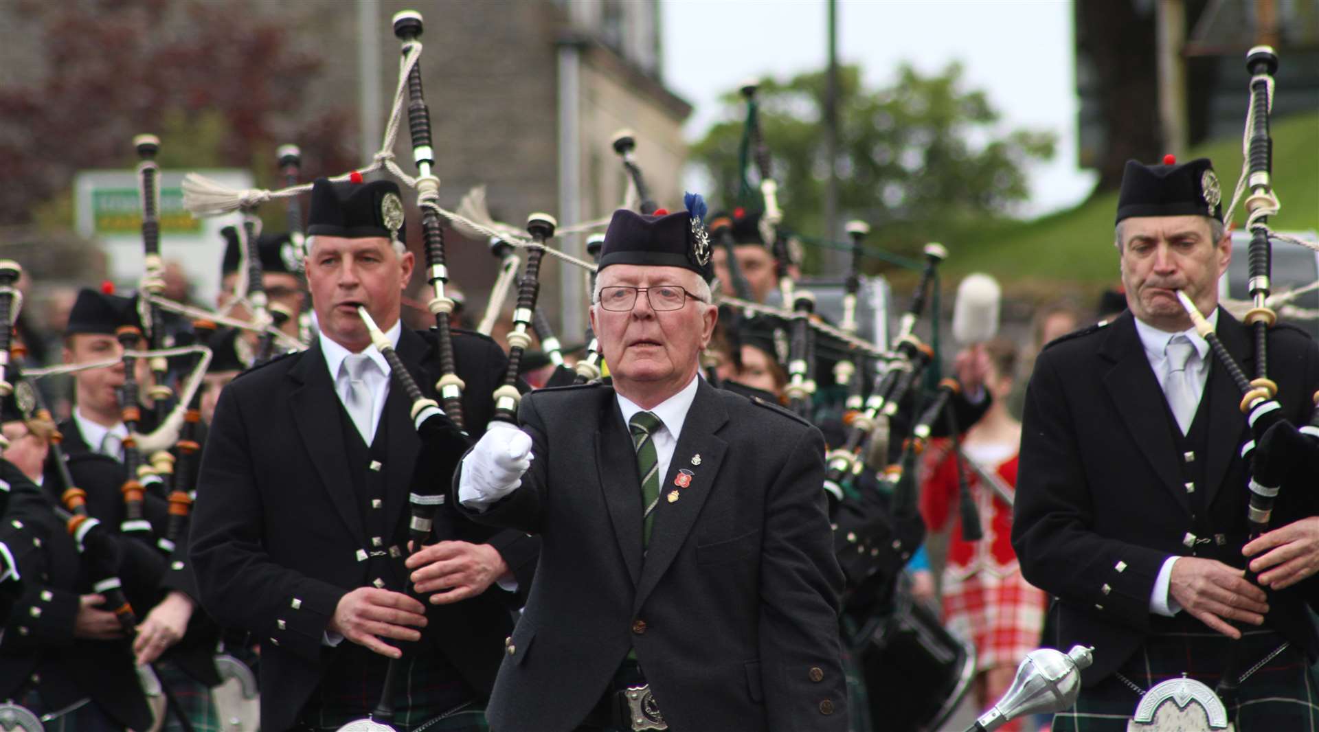 Wick RBLS Pipe Band was celebrating its 100th year at Saturday's event. Picture: Alan Hendry