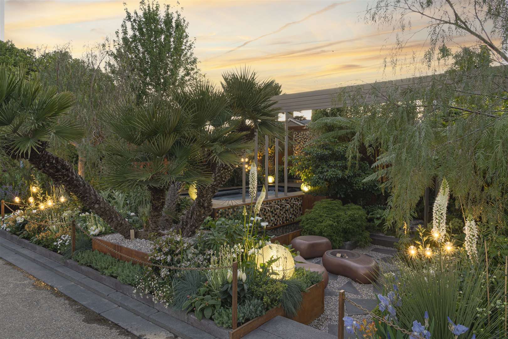 Out Of The Shadows Sanctuary Garden by designer Kate Gould (Helen Fickling Photography/PA)