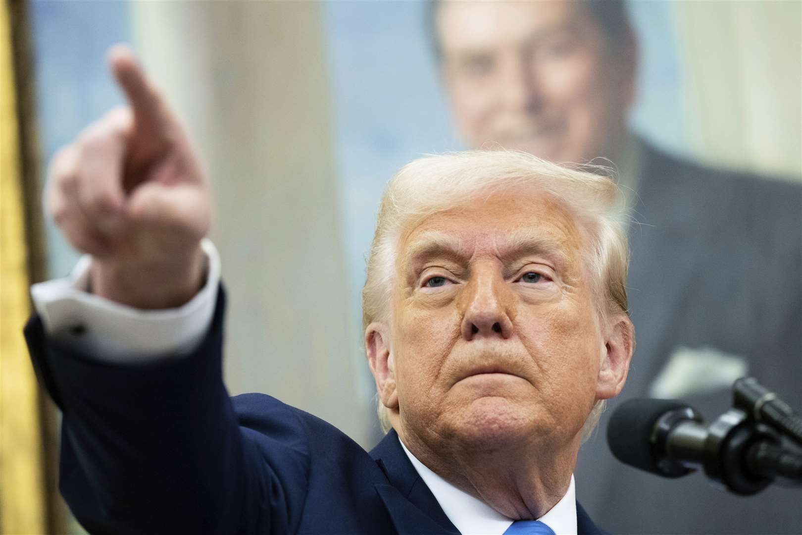 President Donald Trump (Pool via AP)