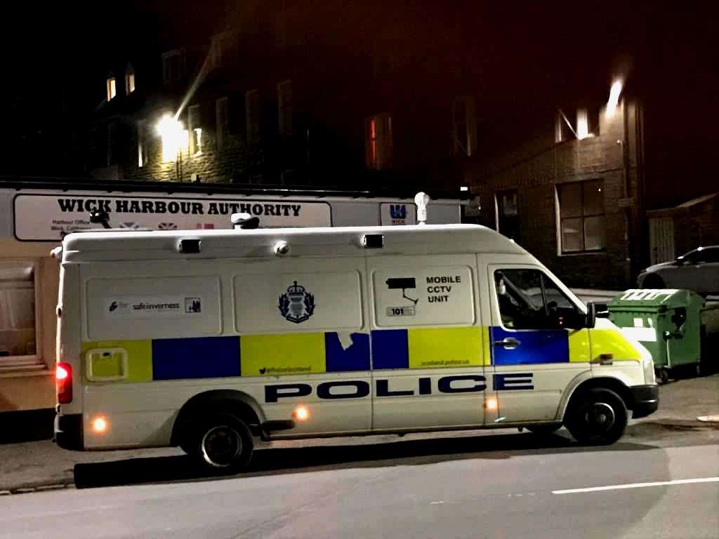 The CCTV van while on patrol in Wick.