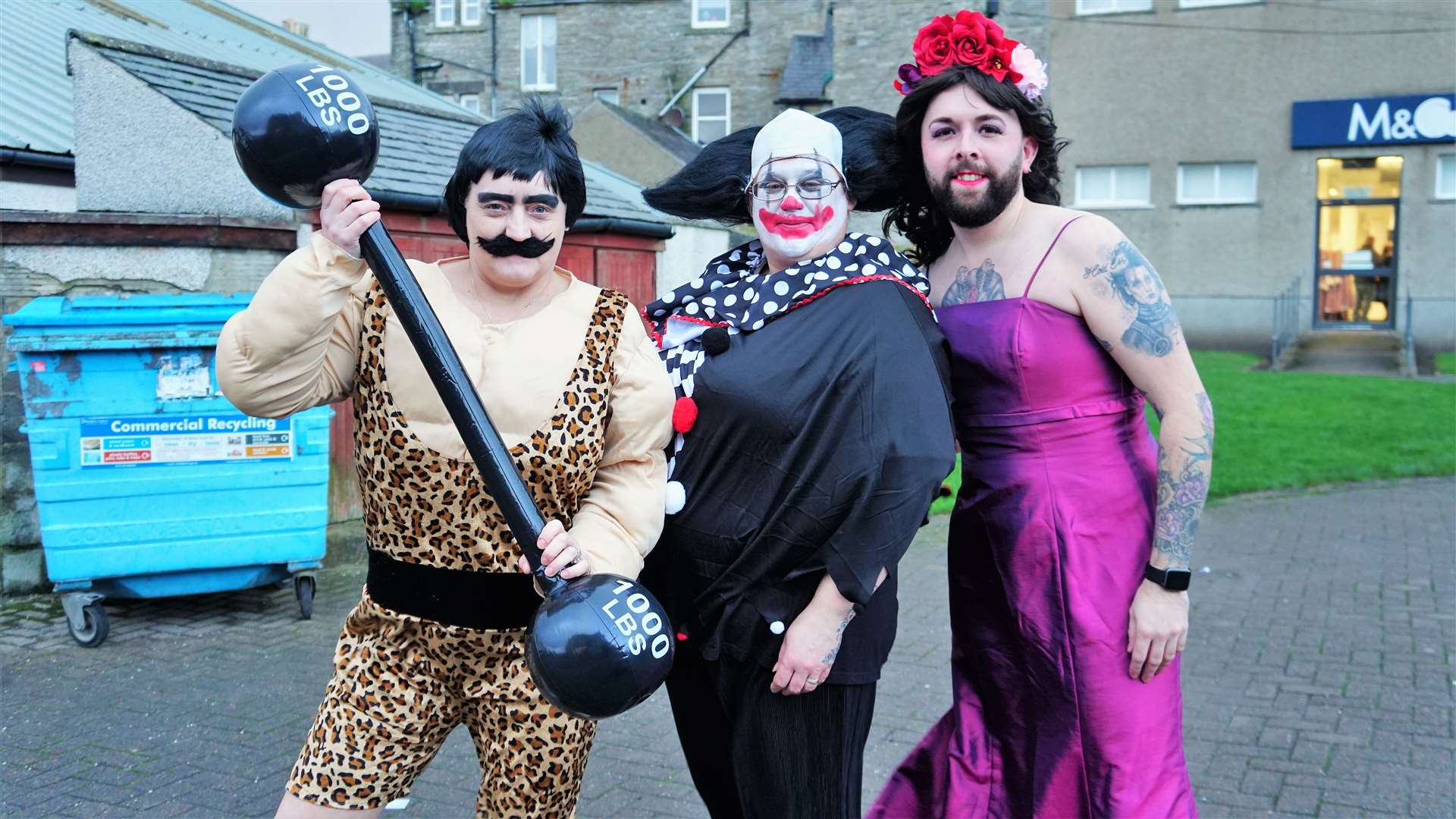 Staff from Jamieson's Bakery won first prize in fancy dress for Thurso's Fun Day. Picture: DGS