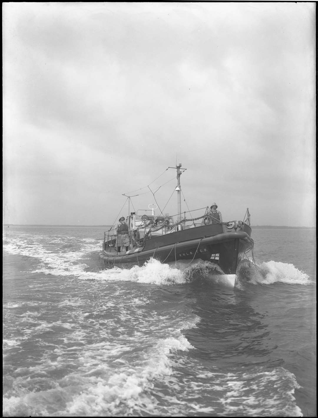 As a youngster the writer enjoyed a jaunt on the Watson Class 47 foot Longhope lifeboat TGB in the summer of 1968, only a few months before she was lost with all hands. Picture: RNLI
