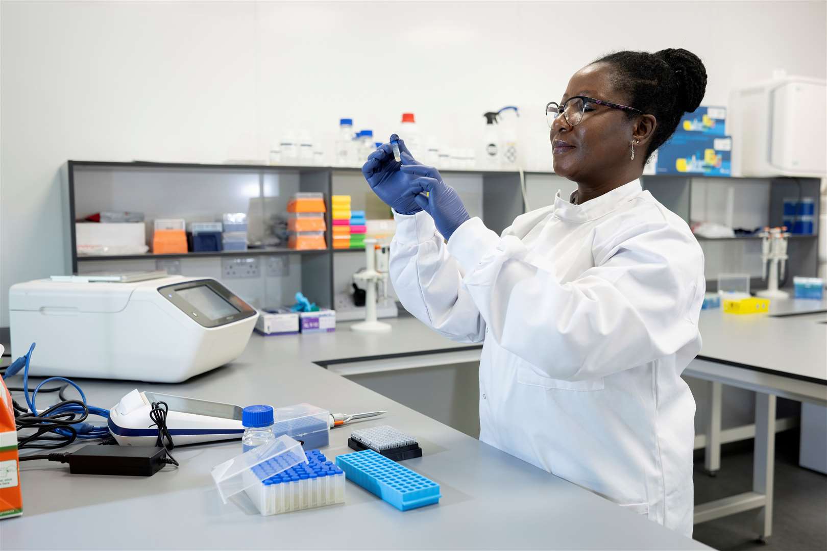 One of the SRUC scientists researching global health challenges.