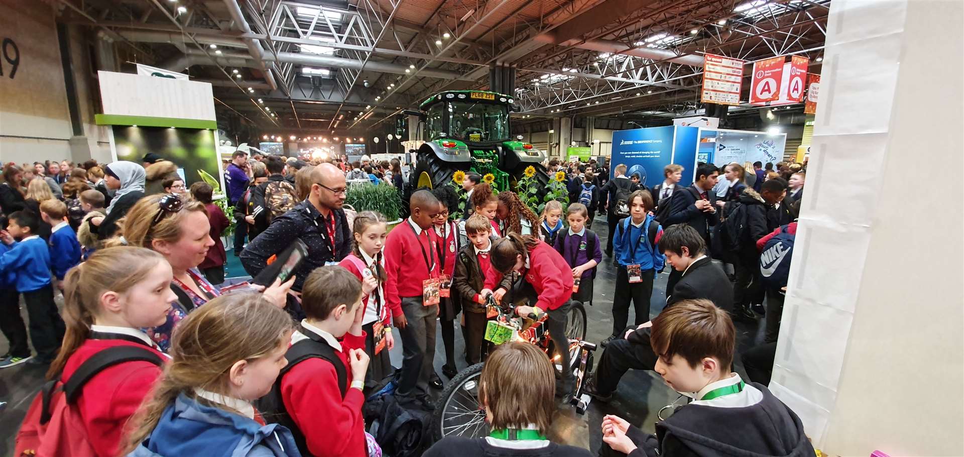 The Wick High School Light Bike was a popular attraction at the Big Bang Fair in Birmingham.