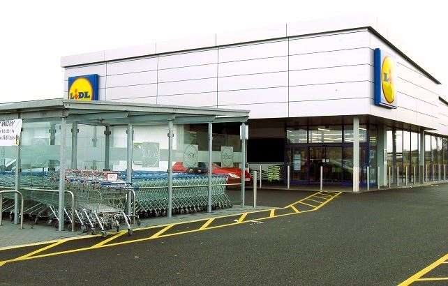 Staf at Lidl's store in Wick are now wearing body-worn cameras. Picture: DGS