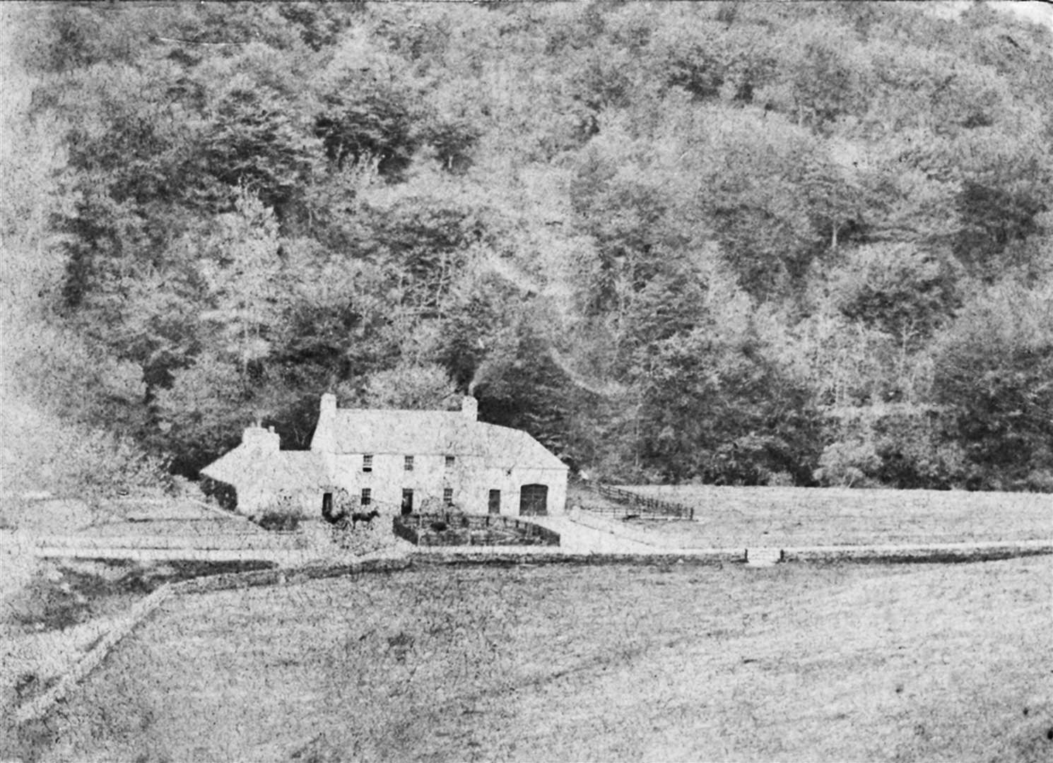 A photo of Berriedale House thought to have been taken by Alexander Johnston.