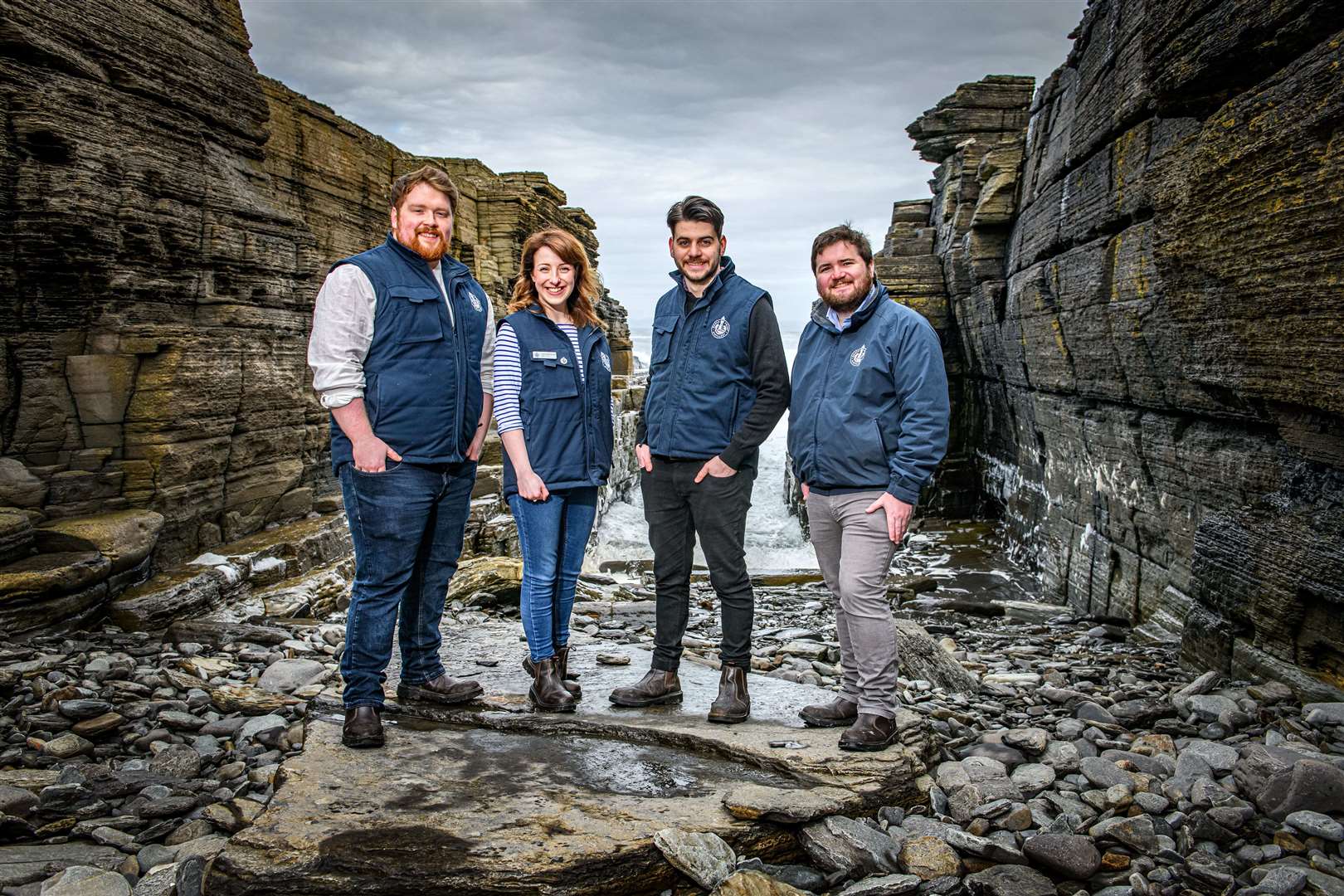 From left: Alex MacDonald, Laura Pearce, Greg Benson and Struan Mackie. Picture: Angus Mackay