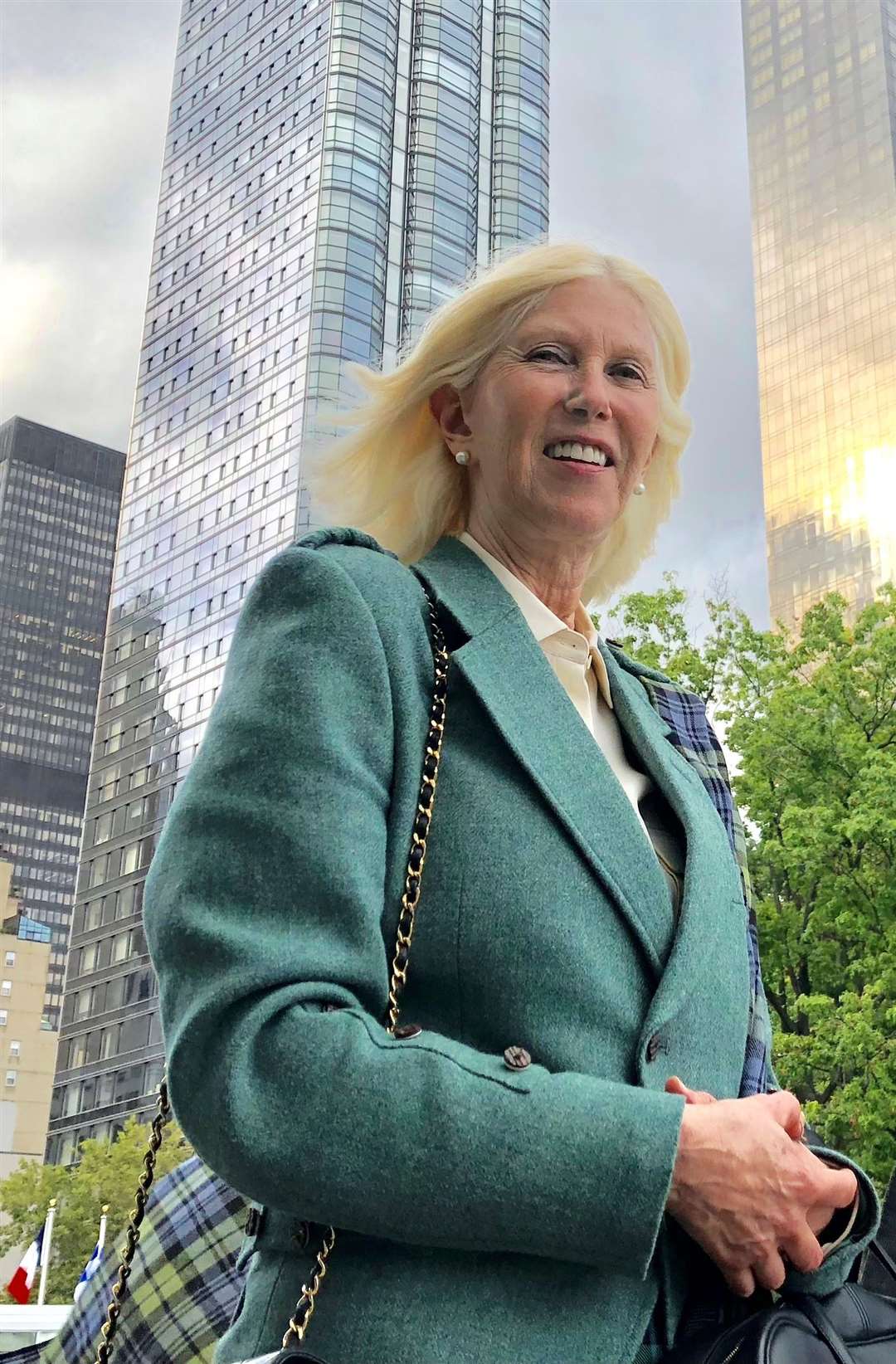 Dr Parker at the United Nations General Assembly in New York.