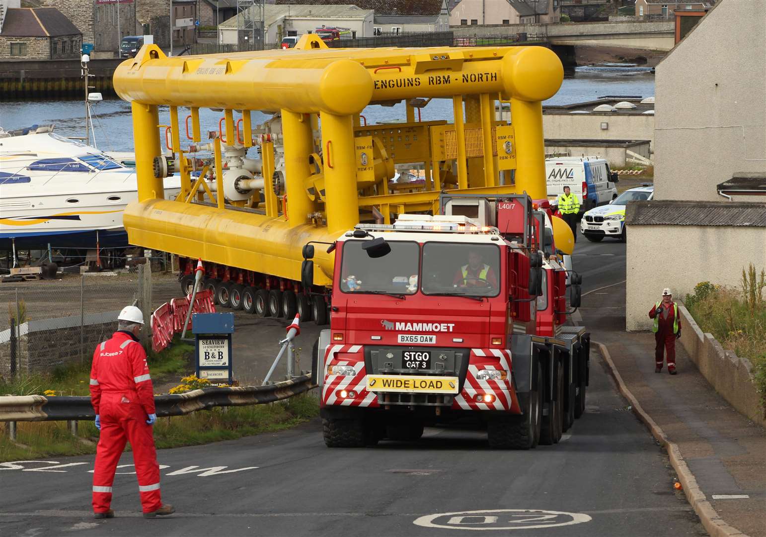 Subsea 7 transporting a towhead from Wick last year