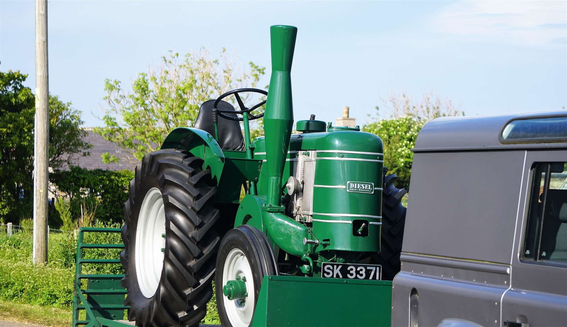 Homeward bound after the show was this 1948 Field Marshall Series 2 Tractor owned by Nicol Mackenzie, Halkirk. Picture: DGS