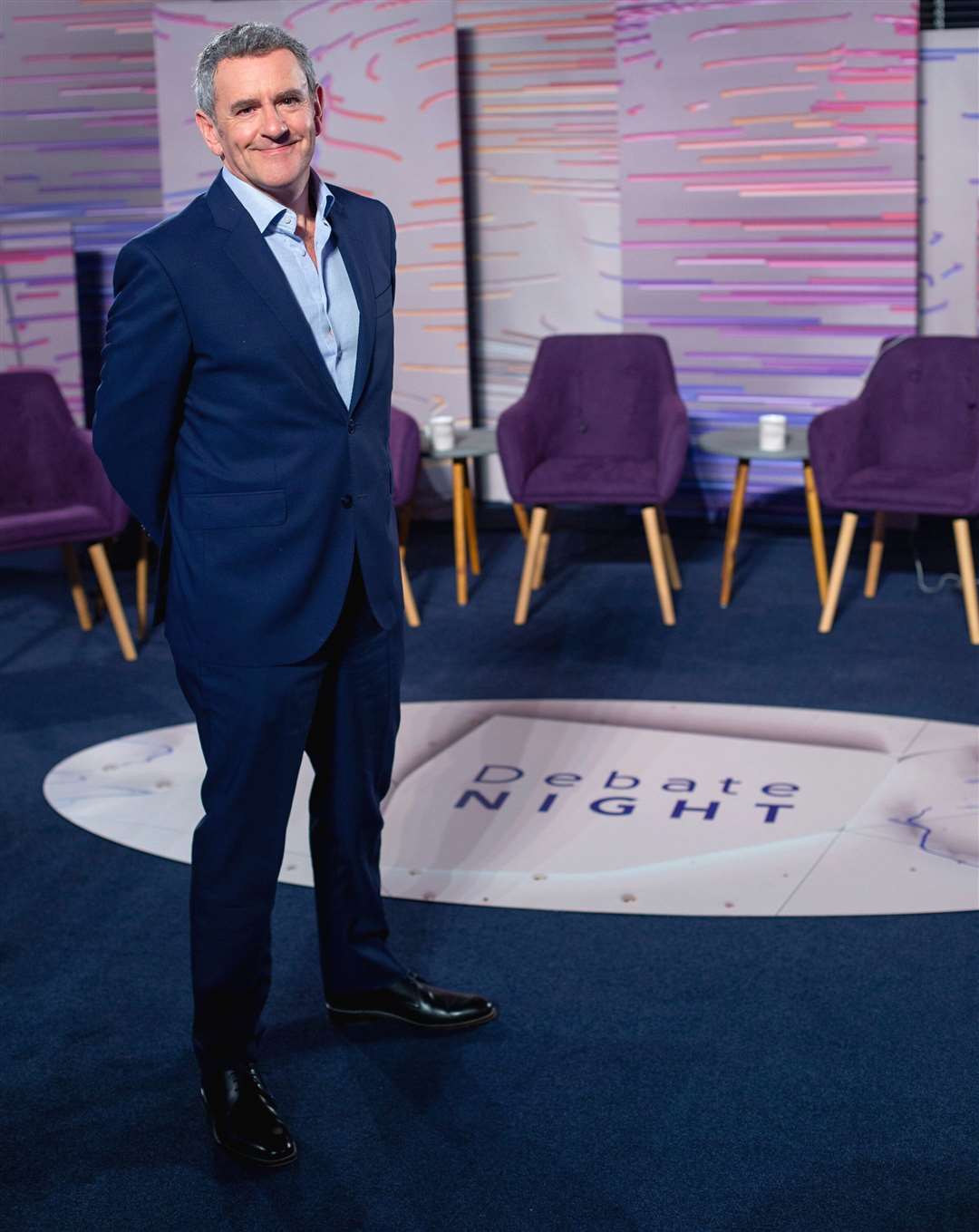 Stephen Jardine hosts BBC Debate Night.