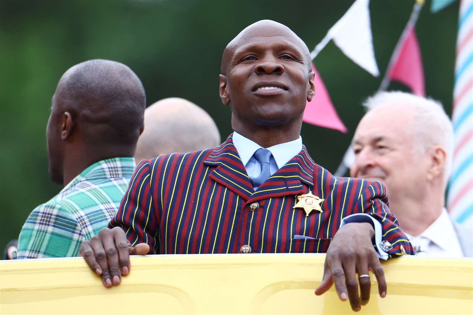 Former British professional boxer Chris Eubank during the Platinum Jubilee Pageant (Hannah McKay/PA)