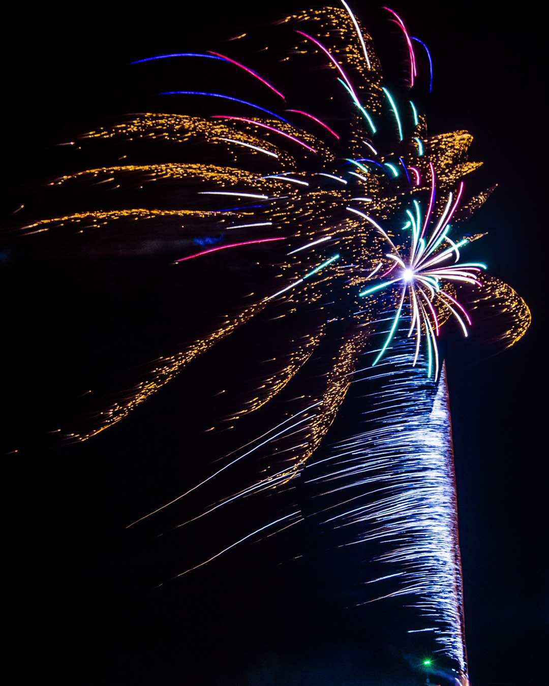 Rotary Club of Thurso fireworks display at Thurso Esplanade on Saturday night. Picture: Mel Roger