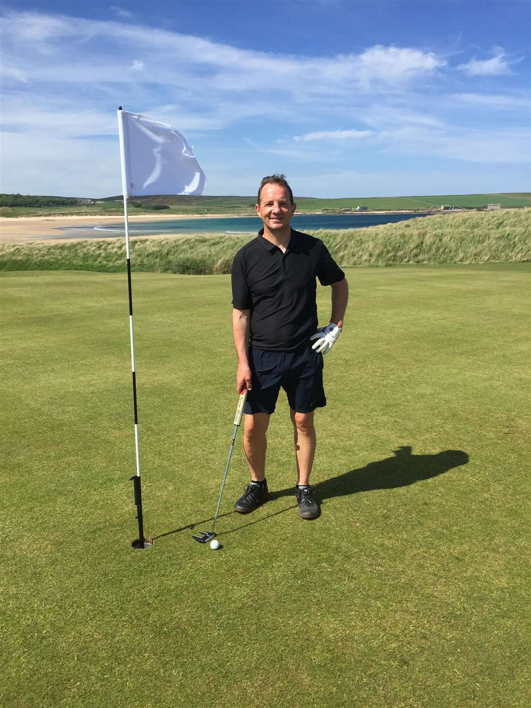 Recently appointed captain Andy Bain took the spoils in the June Medal competition at Reay Golf Club.