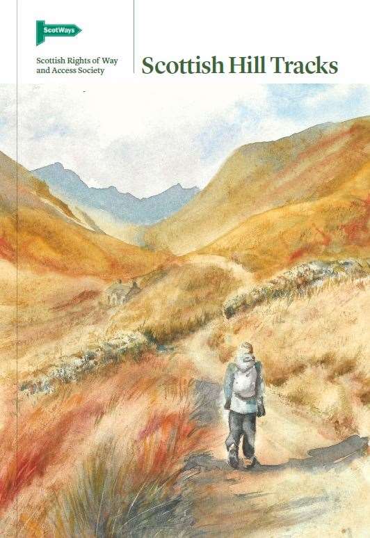 The cover of the new edition of Scottish Hill Tracks.