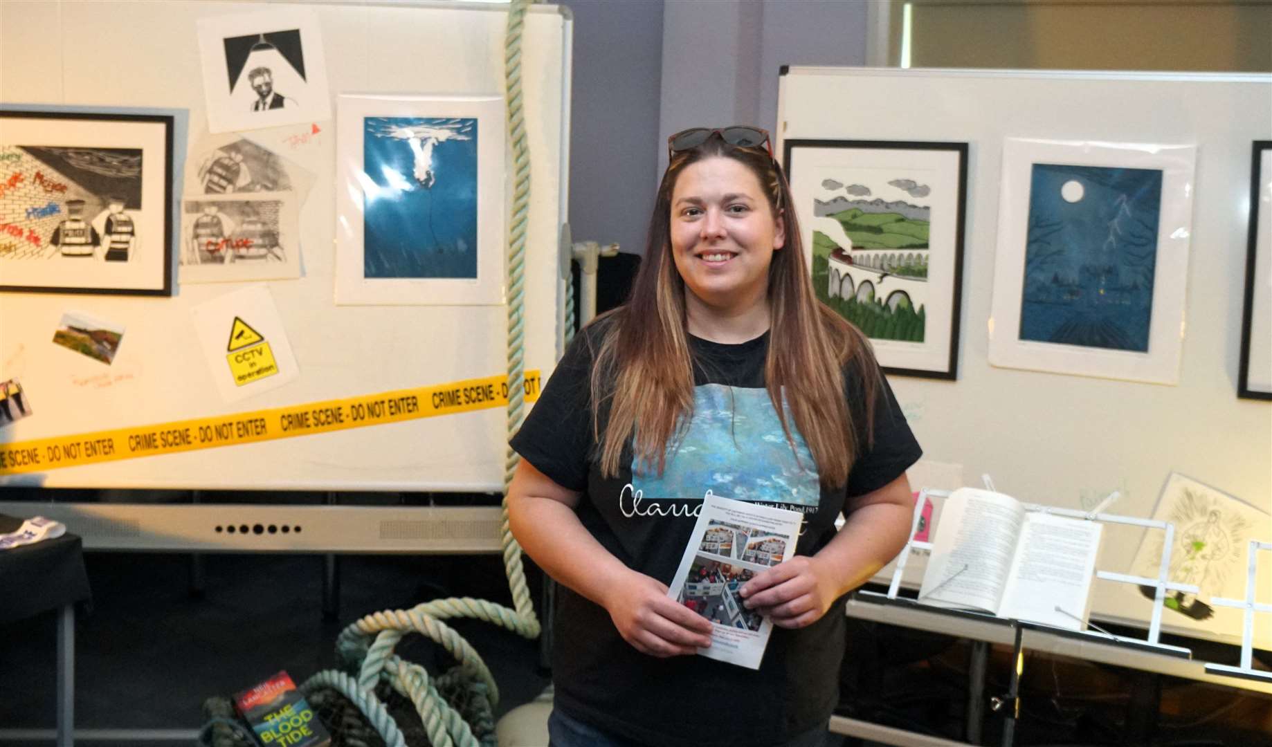 Artist Katie Squires has recreated a smaller version of her installation first seen at Lyth Arts Centre earlier this year titled ‘Inspired by Books’. Picture: DGS