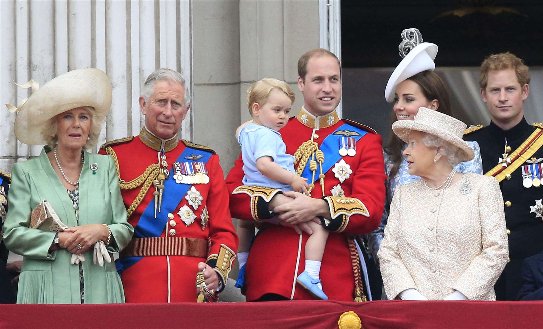The royal family in 2015 (Jonathan Brady/PA)